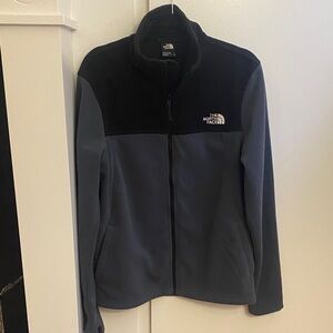 The North Face Black and Gray Full-Zip Jacket